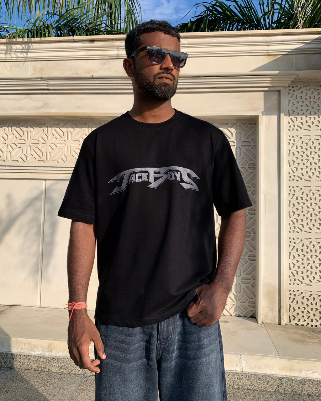 Travis Scott Jackboys- Oversized Premium Unisex Tshirt | Black